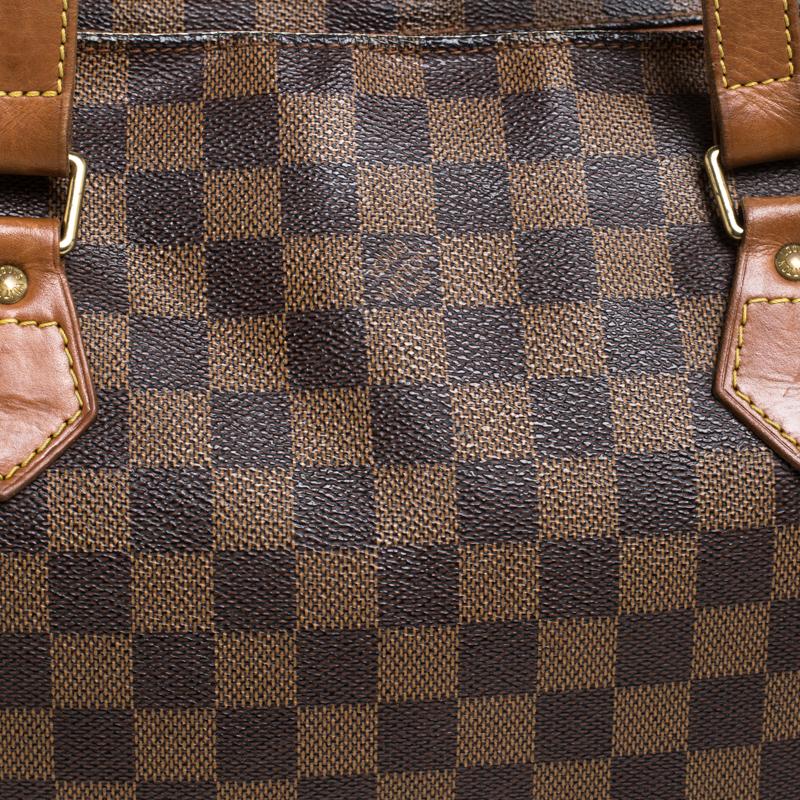 Women's Louis Vuitton Damier Ebene Canvas Limited Edition Centenaire Chelsea Bag