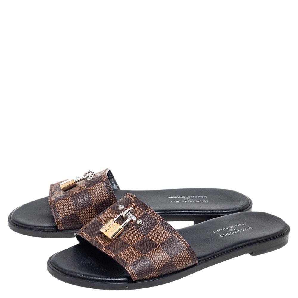 louis vuitton damier sandals