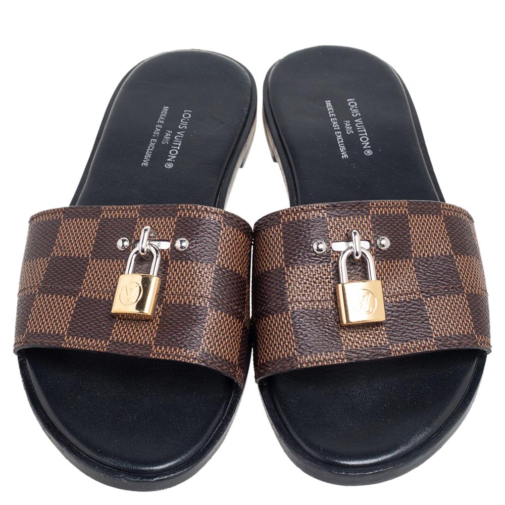 lv damier sandals