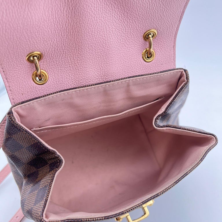 Louis Vuitton Damier Ebene Canvas Magnolia Pink Clapton Backpack