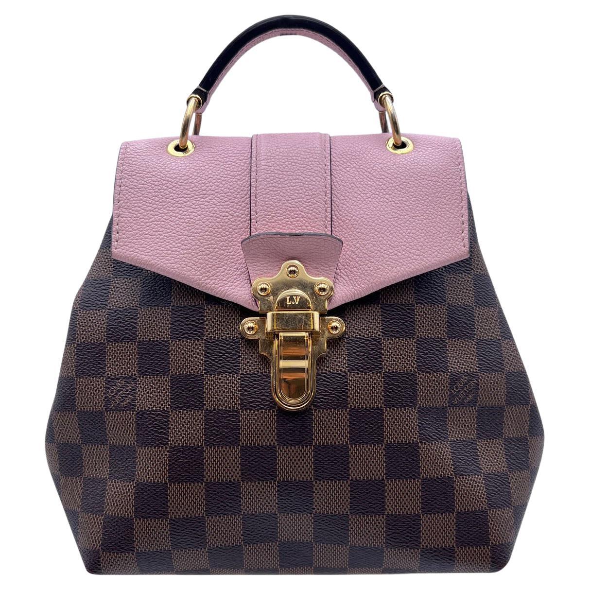 Louis Vuitton Bag Clapton Backpack Magnolia X Ebene Pink Brown