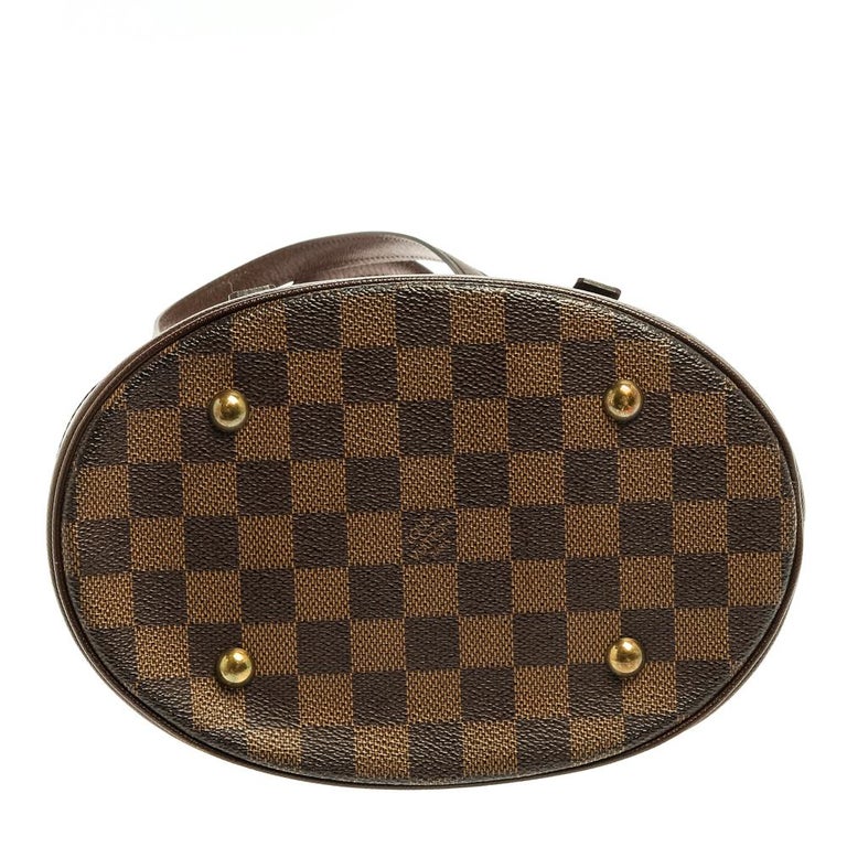 Louis Vuitton Damier Ebene Marais Bucket Bag Brown