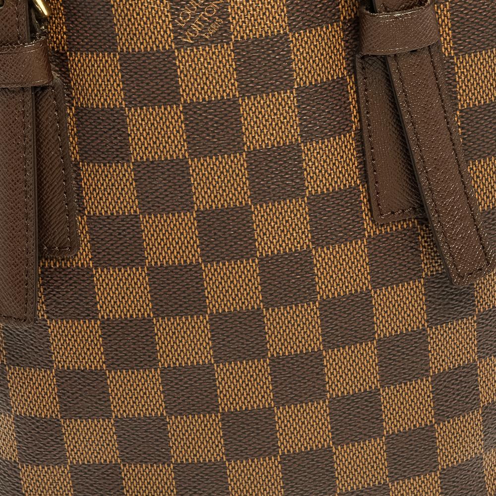 Louis Vuitton Damier Ebene Canvas Marais Bucket Bag 1