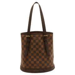 Louis Vuitton Damier Ebene Canvas Marais Bucket Bag