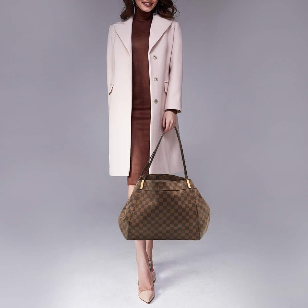 Brown Louis Vuitton Damier Ebene Canvas Marylebone GM Bag