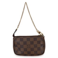 Louis Vuitton Damier Ebene Canvas Mini Pochette Accessoires