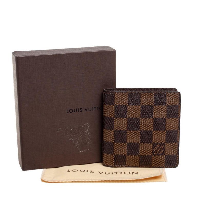 Louis Vuitton Damier Ebene Canvas Multiple Wallet at 1stDibs