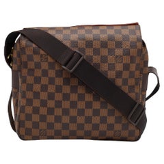 Louis Vuitton White Ivory Damier Canvas Canvas Damier Azur Naviglio France  For Sale at 1stDibs  louis vuitton damier azur naviglio, louis vuitton  white checkered crossbody, louis vuitton white damier crossbody