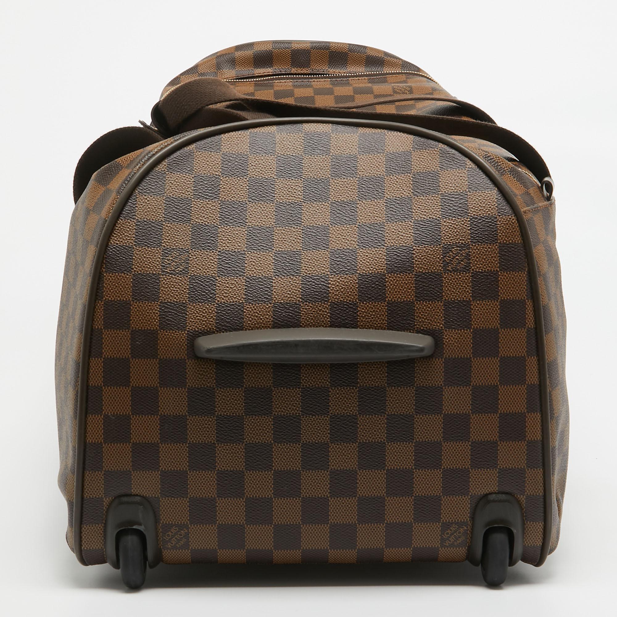 Louis Vuitton Damier Ebene Canvas Neo Eole 65 Rolling Duffle Bag 3