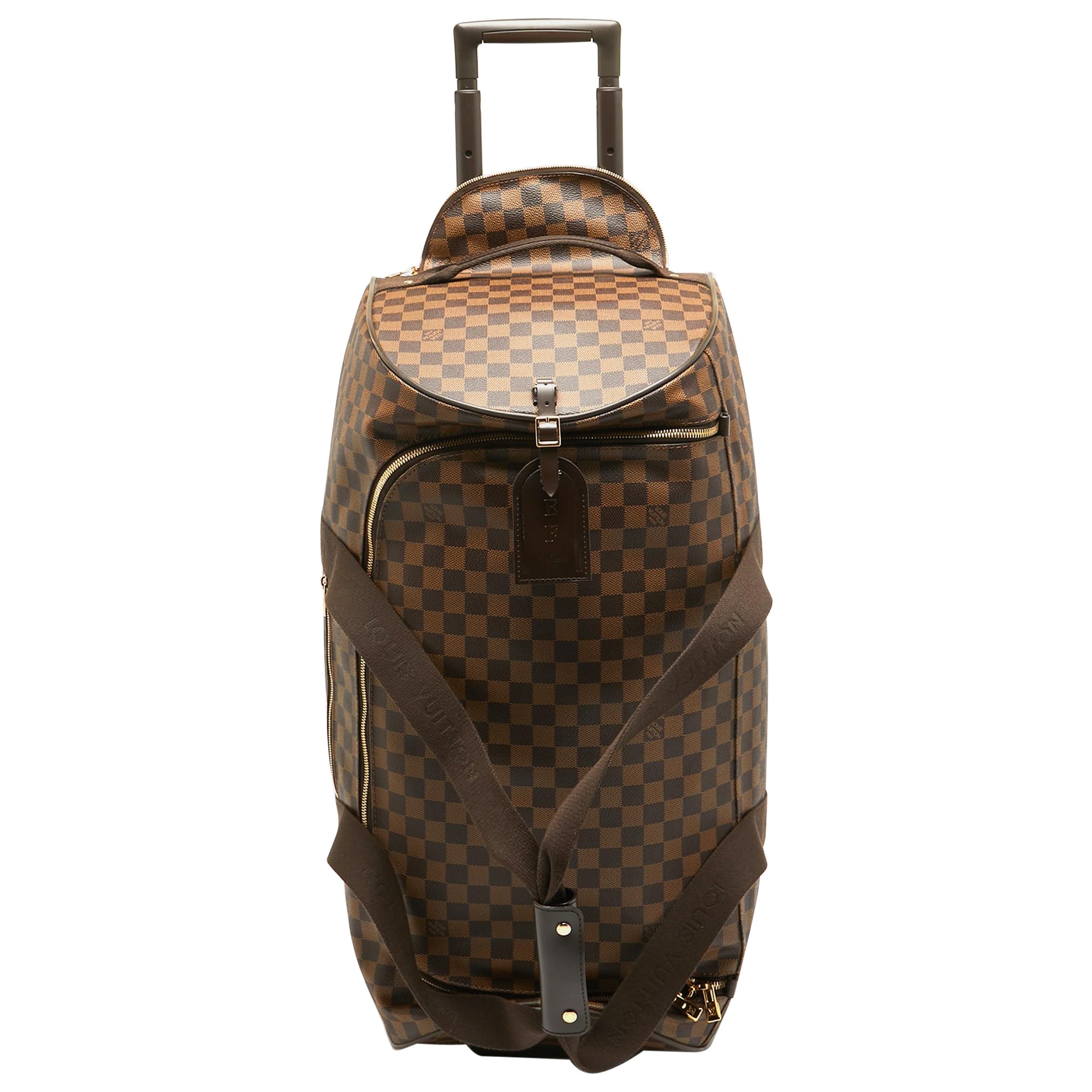 Louis Vuitton Damier Ebene Canvas Neo Eole 65 Rolling Duffle Bag