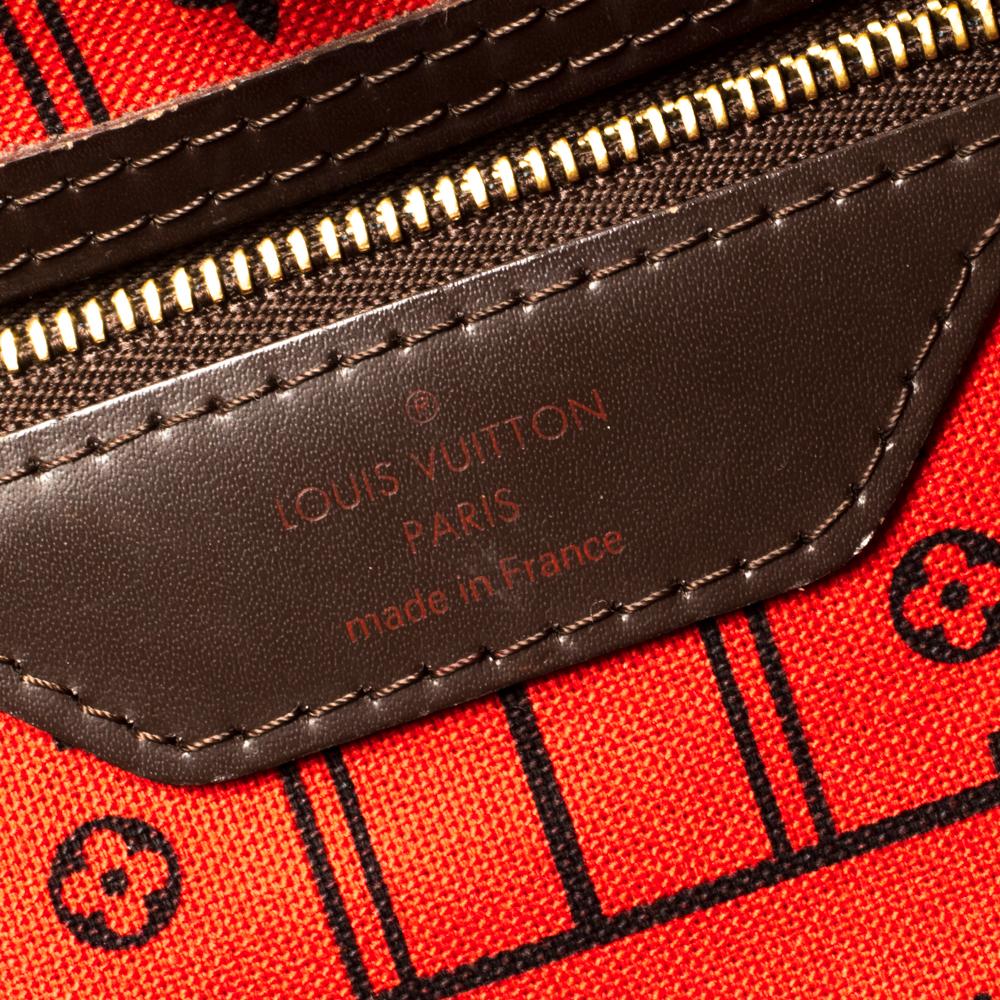 Louis Vuitton Damier Ebene Canvas Neverfull GM Bag 5