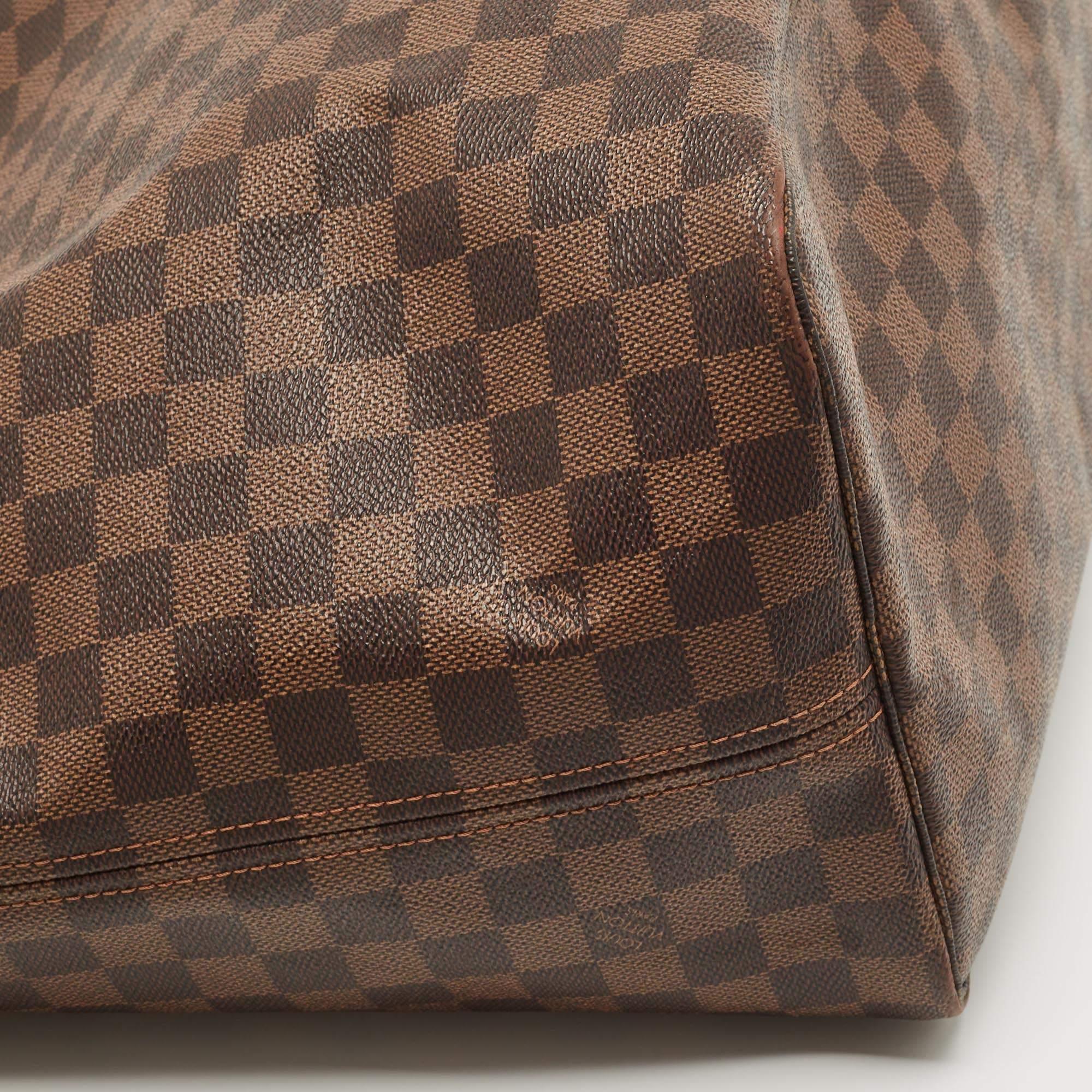Louis Vuitton Damier Ebene Canvas Neverfull GM Bag For Sale 8