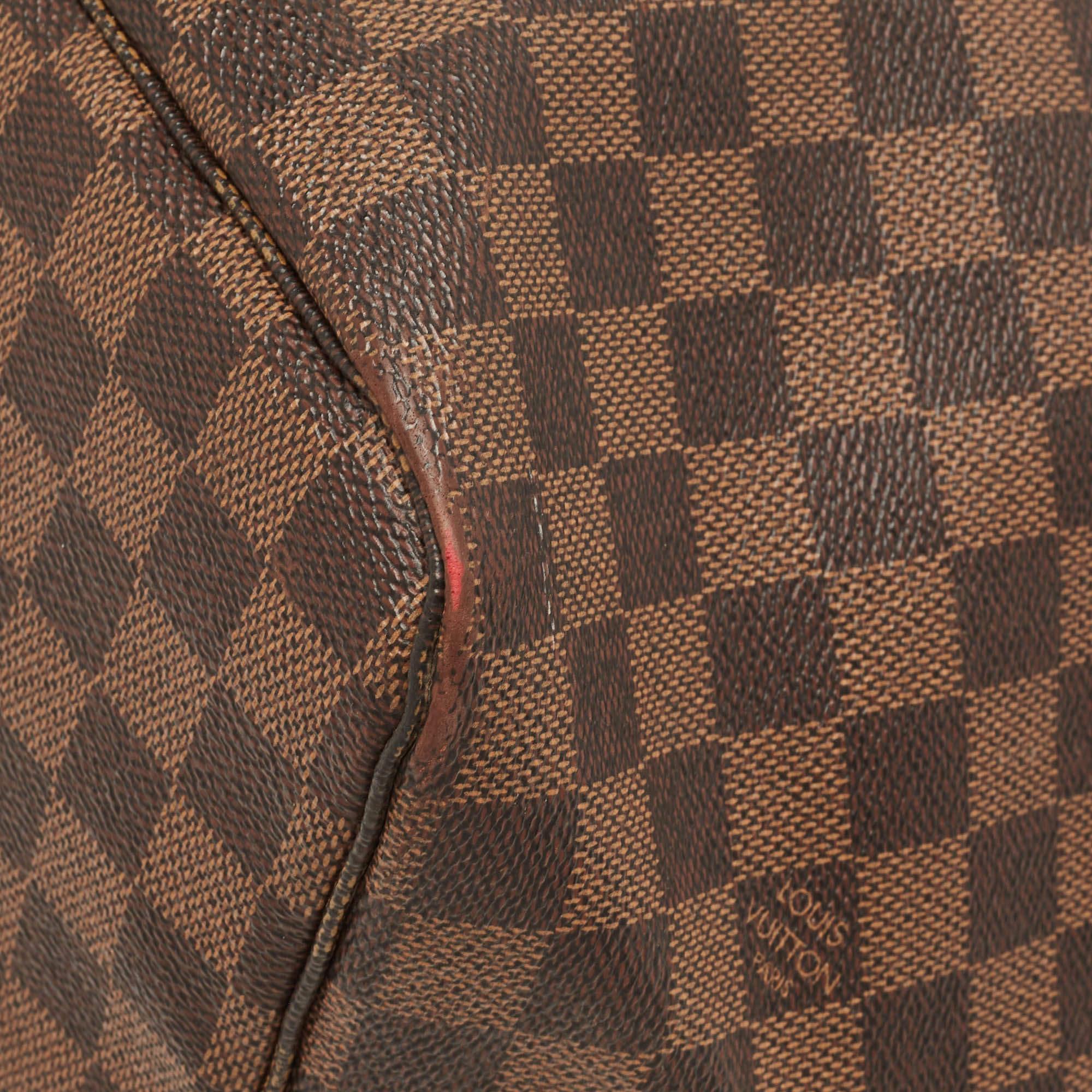 Sac Neverfull GM en toile damier ébène Louis Vuitton en vente 10