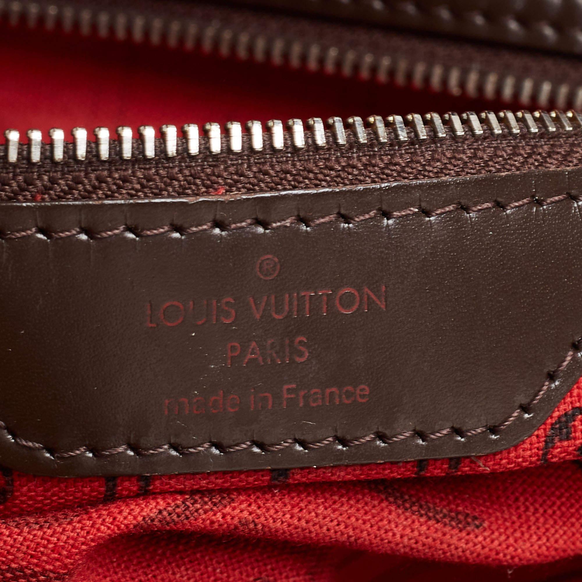 Louis Vuitton Damier Ebene Canvas Neverfull GM Bag 8