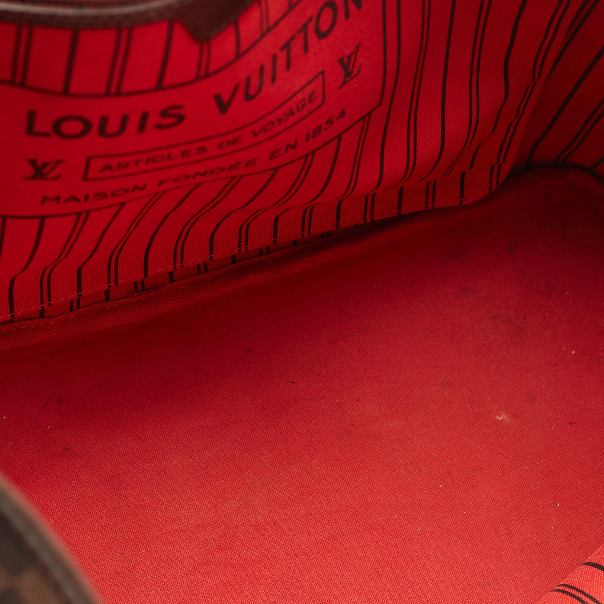Louis Vuitton Damier Ebene Canvas Neverfull GM Bag 12