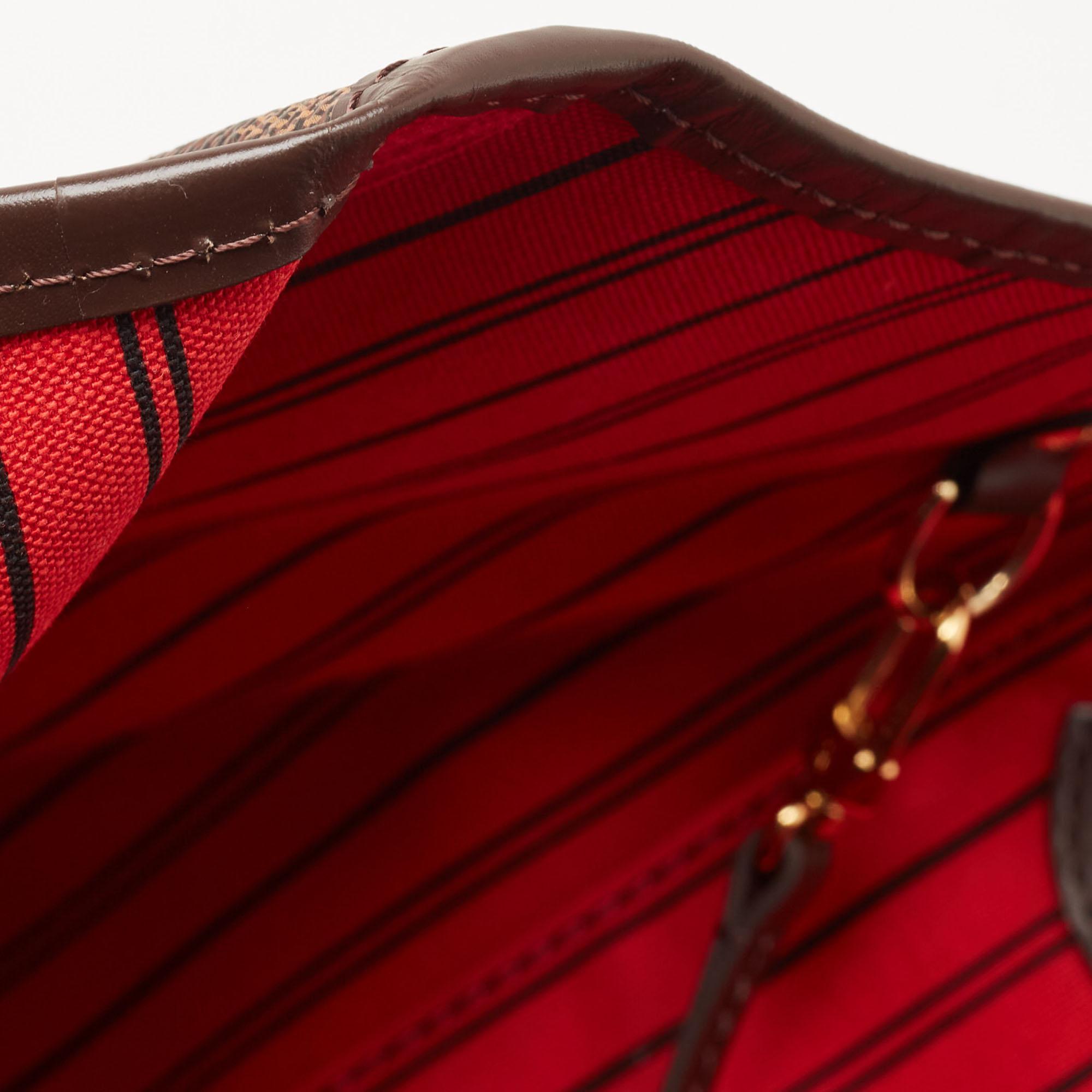 Louis Vuitton Damier Ebene Canvas Neverfull GM Bag In Excellent Condition In Dubai, Al Qouz 2