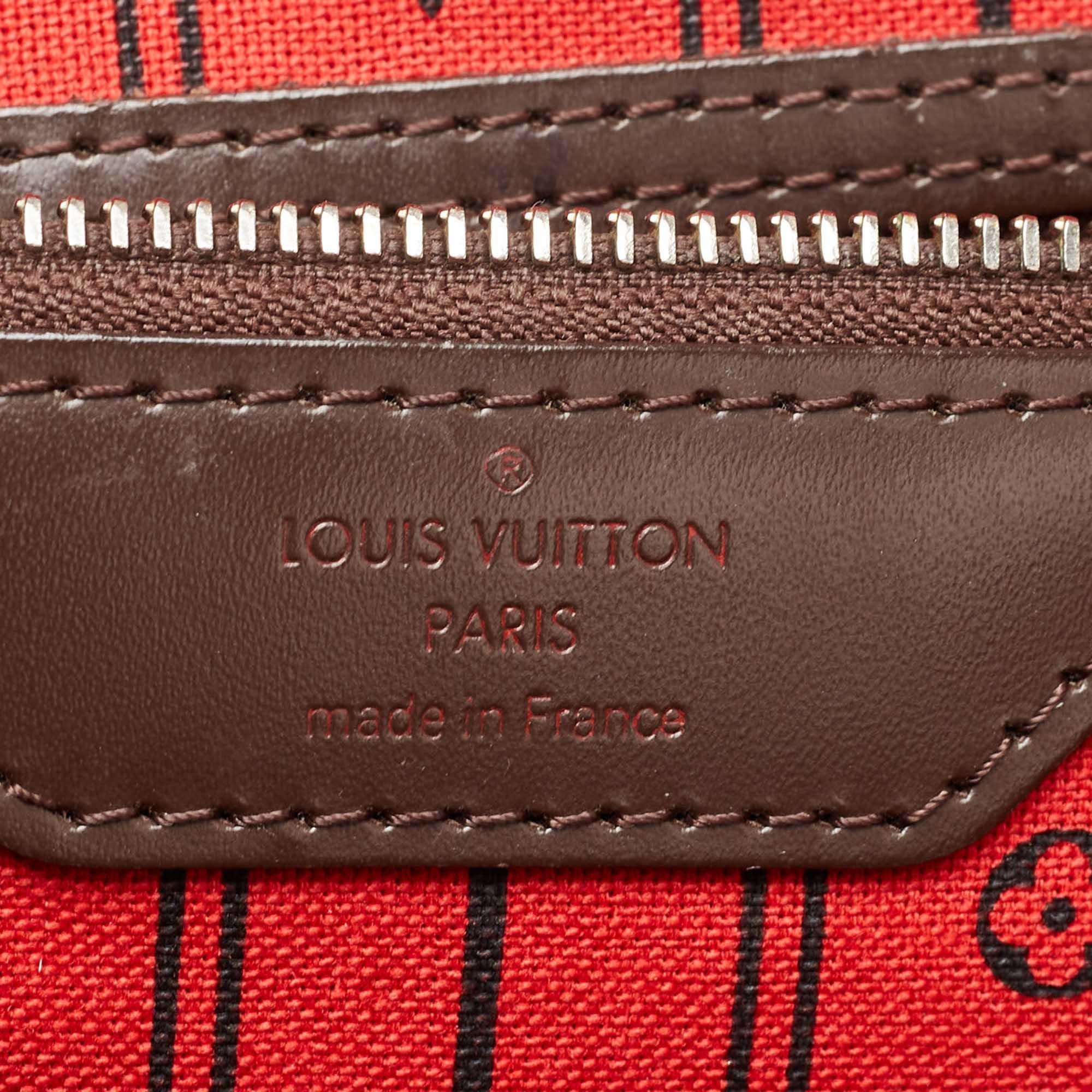 Louis Vuitton Damier Ebene Canvas Neverfull GM Bag 1