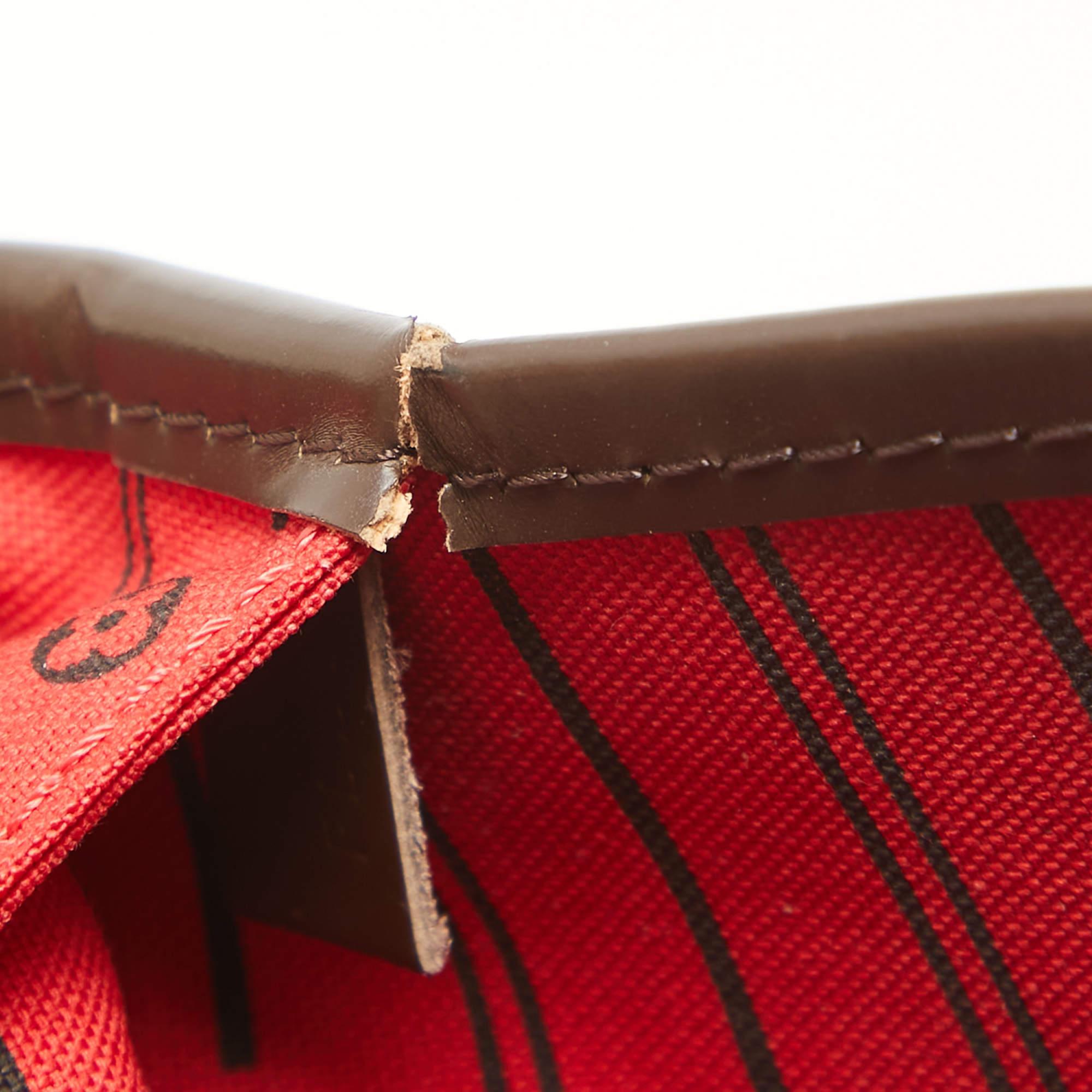 Louis Vuitton Damier Ebene Canvas Neverfull GM Bag 2