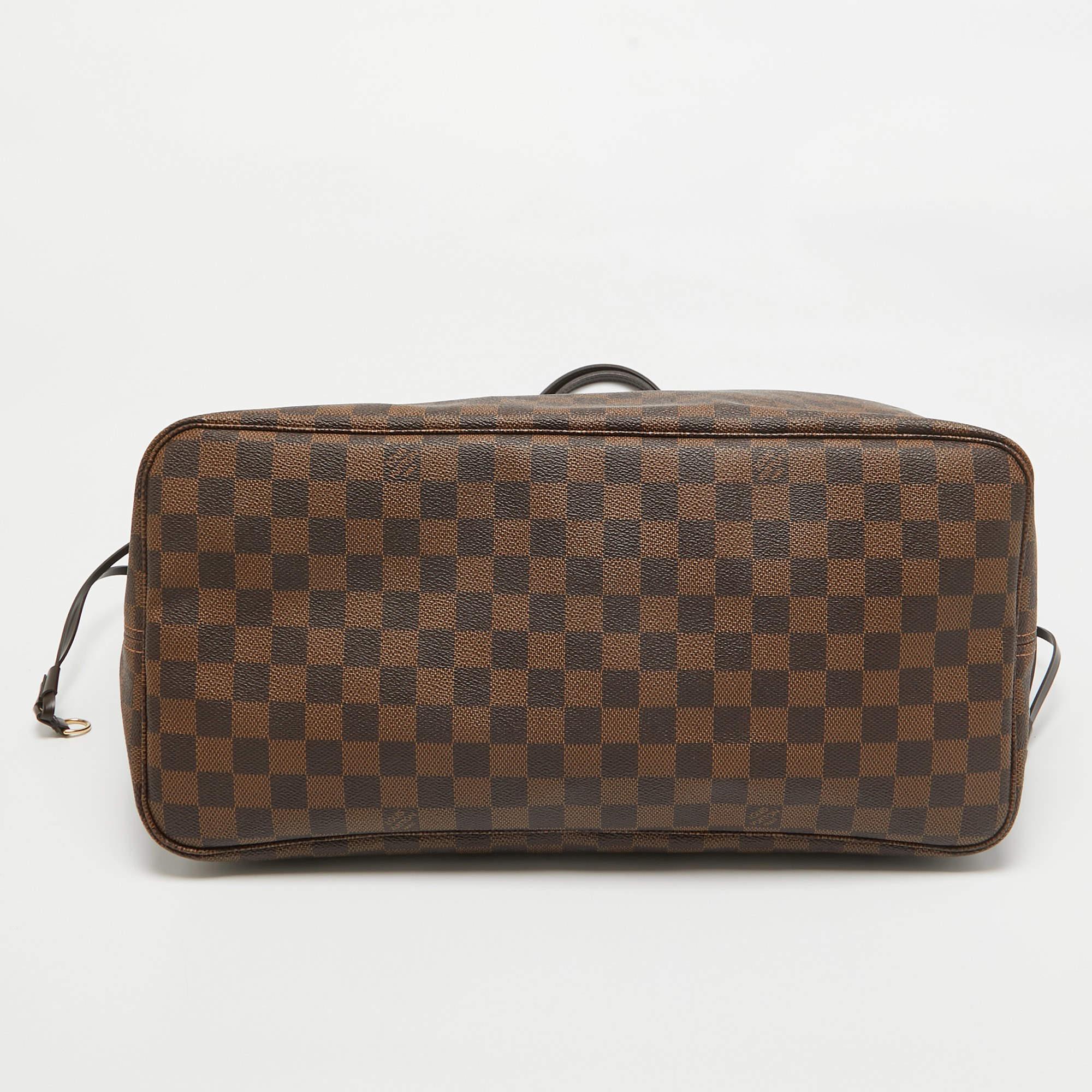 Louis Vuitton Damier Ebene Canvas Neverfull GM Bag 3