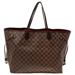 Louis Vuitton Damier Ebene Canvas Neverfull GM Bag