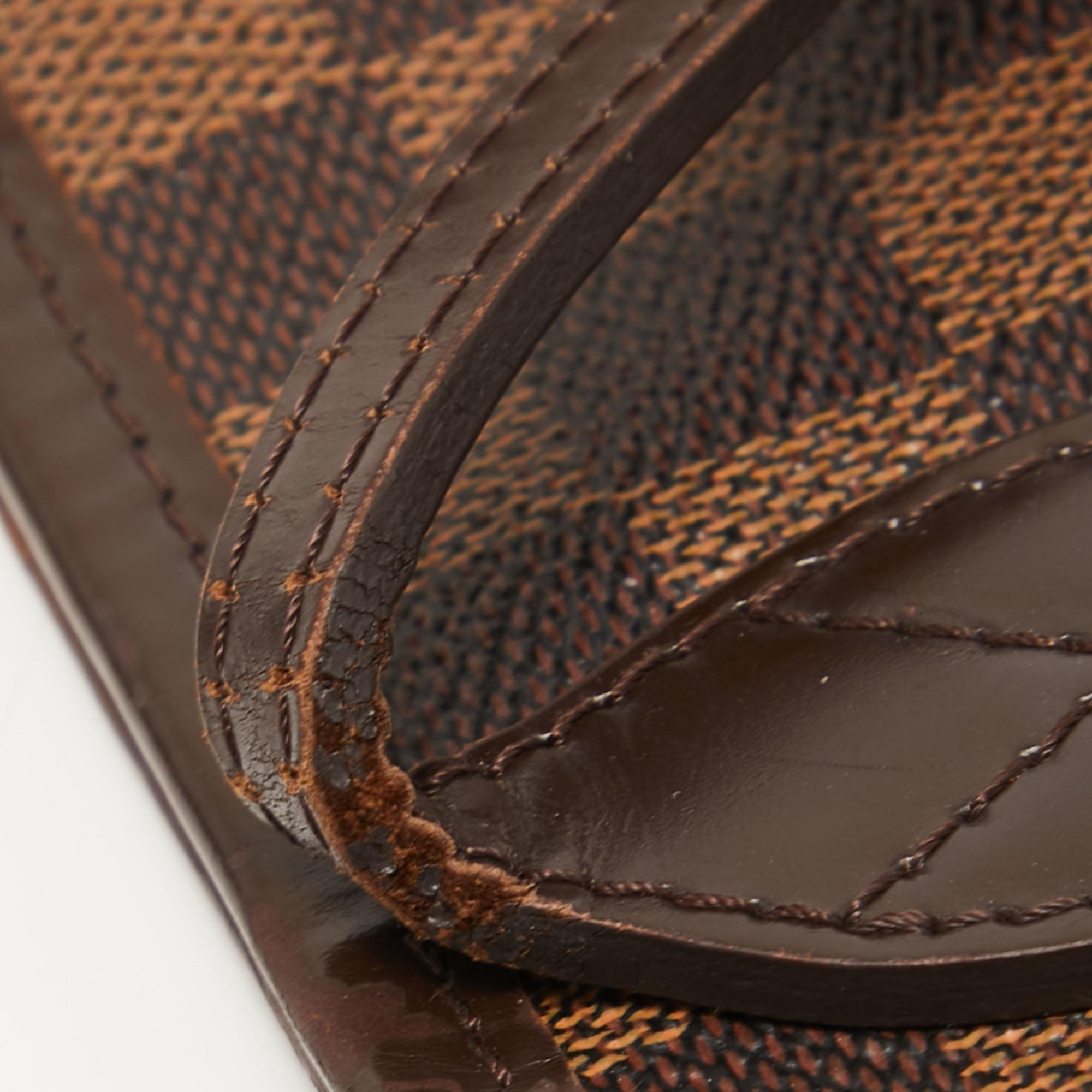Louis Vuitton Damier Ebene Canvas Neverfull MM Bag 6