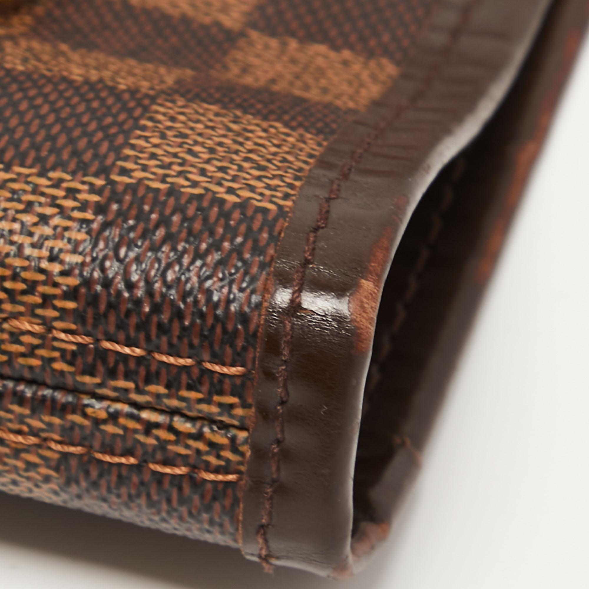 Louis Vuitton Damier Ebene Canvas Neverfull MM Bag 11