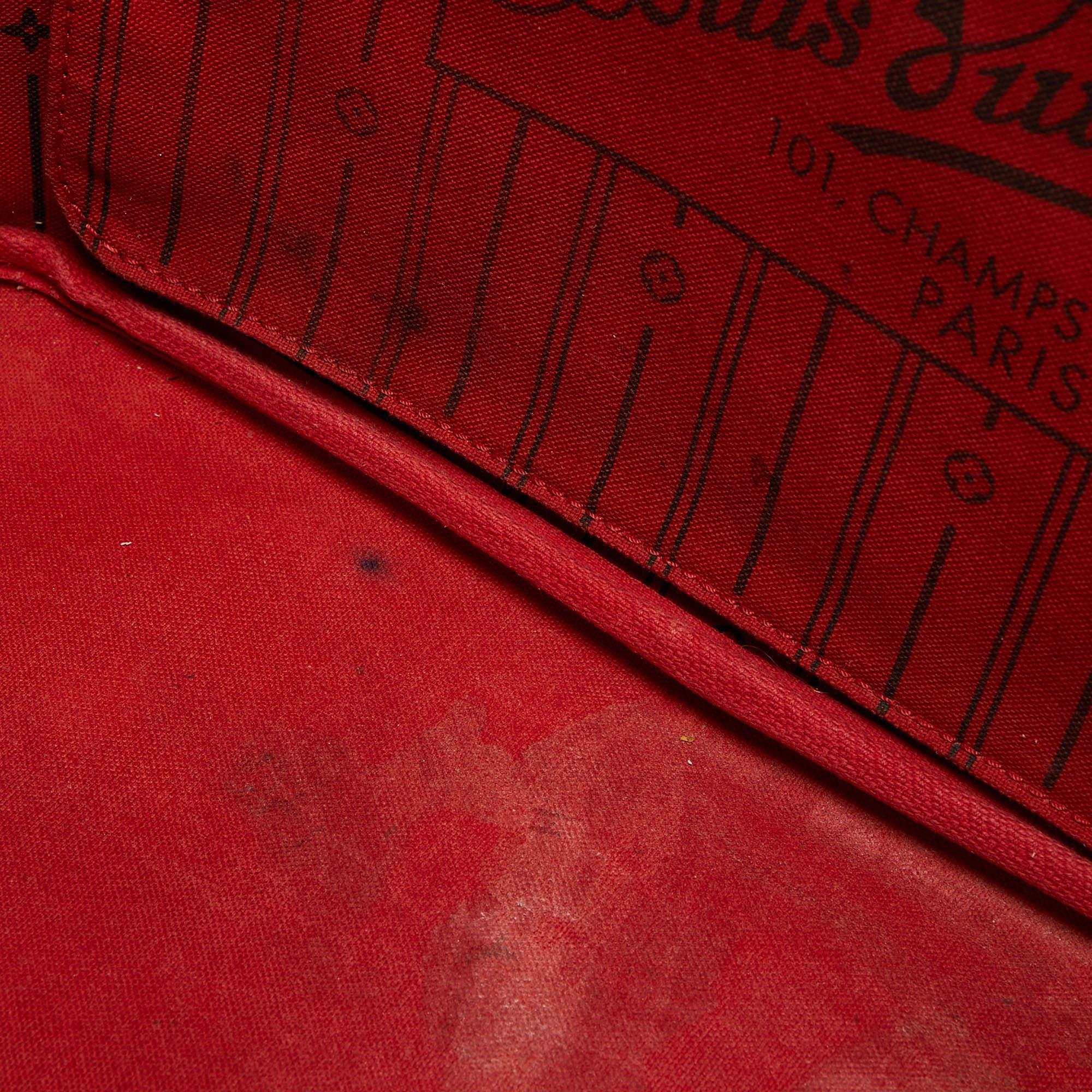 Louis Vuitton Damier Ebene Canvas Neverfull MM Bag For Sale 14