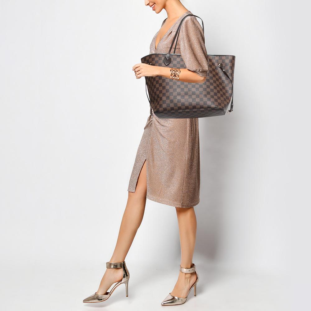 louis vuitton neverfull mm damier ebene