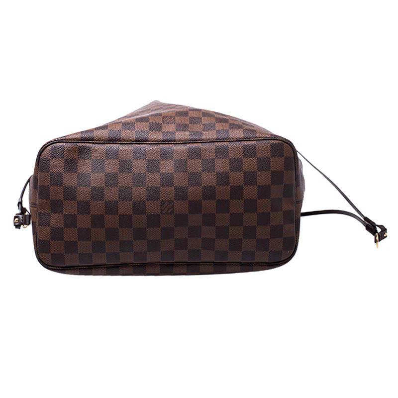 Louis Vuitton Damier Ebene Canvas Neverfull MM Bag 2