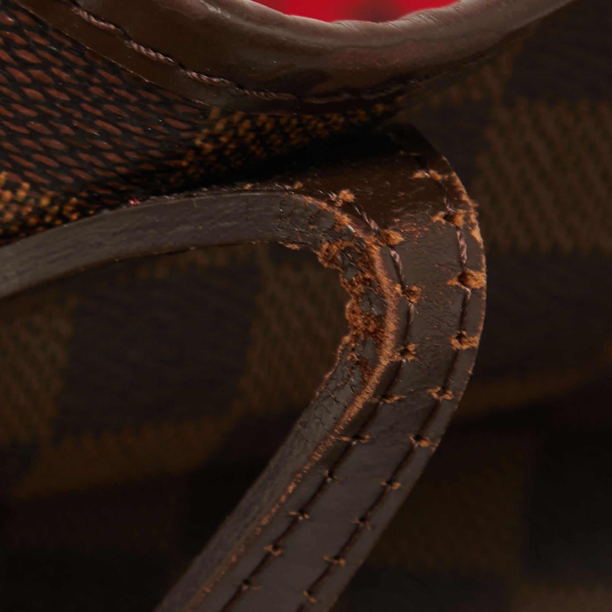 Louis Vuitton Damier Ebene Canvas Neverfull MM Bag 2
