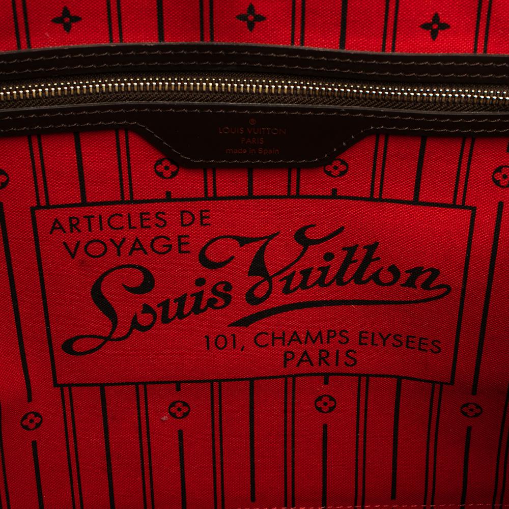 Louis Vuitton Damier Ebene Canvas Neverfull MM Bag 3
