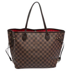 Louis Vuitton Damier Ebene Canvas Neverfull MM Bag