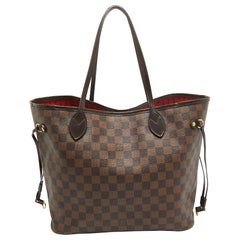 Louis Vuitton Damier Ebene Canvas Neverfull MM Bag