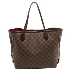 Louis Vuitton Damier Ebene Canvas Neverfull MM Bag