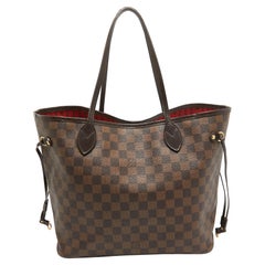 Louis Vuitton Damier Ebene Canvas Neverfull MM Bag