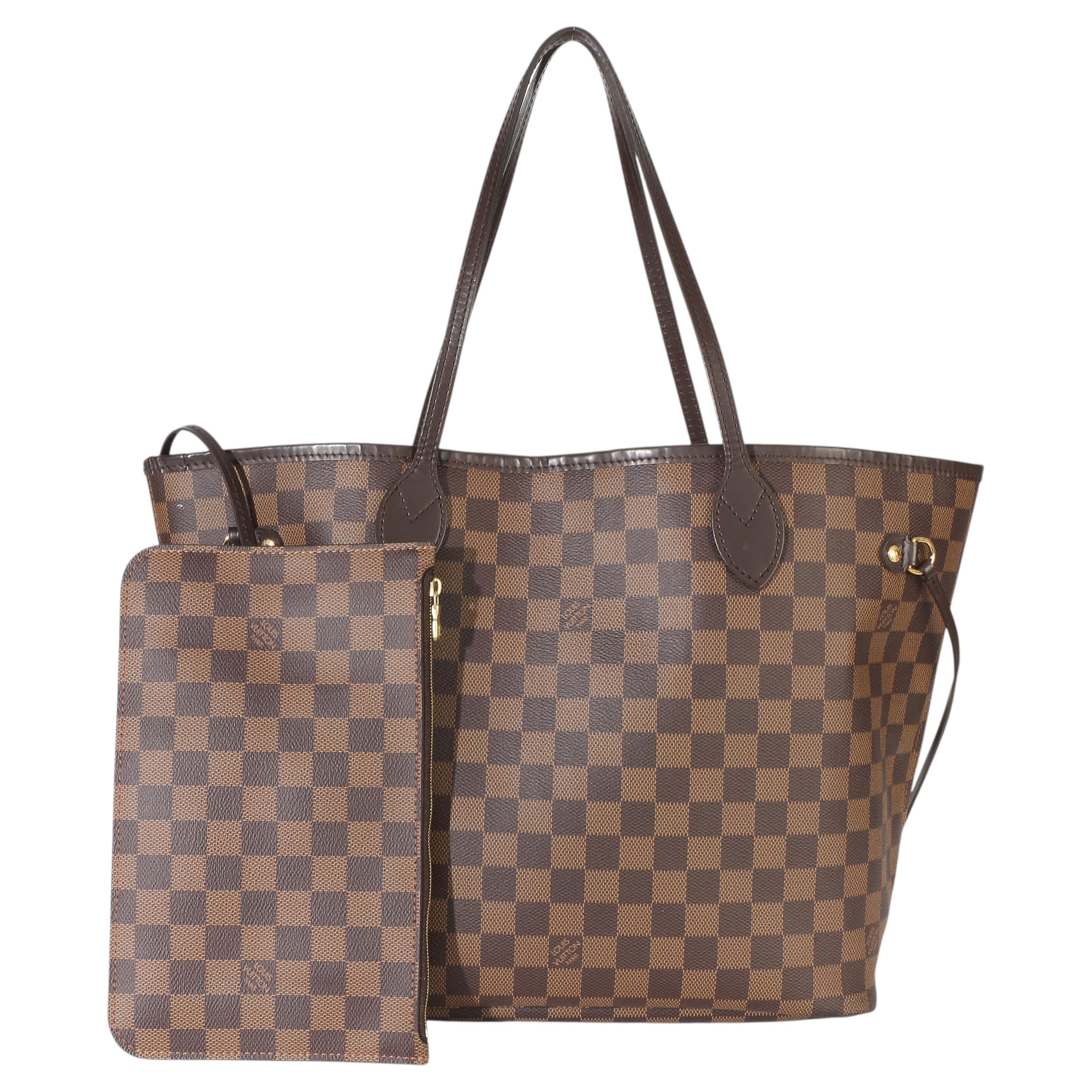 Louis Vuitton Damier Ebene Canvas Neverfull MM in vendita