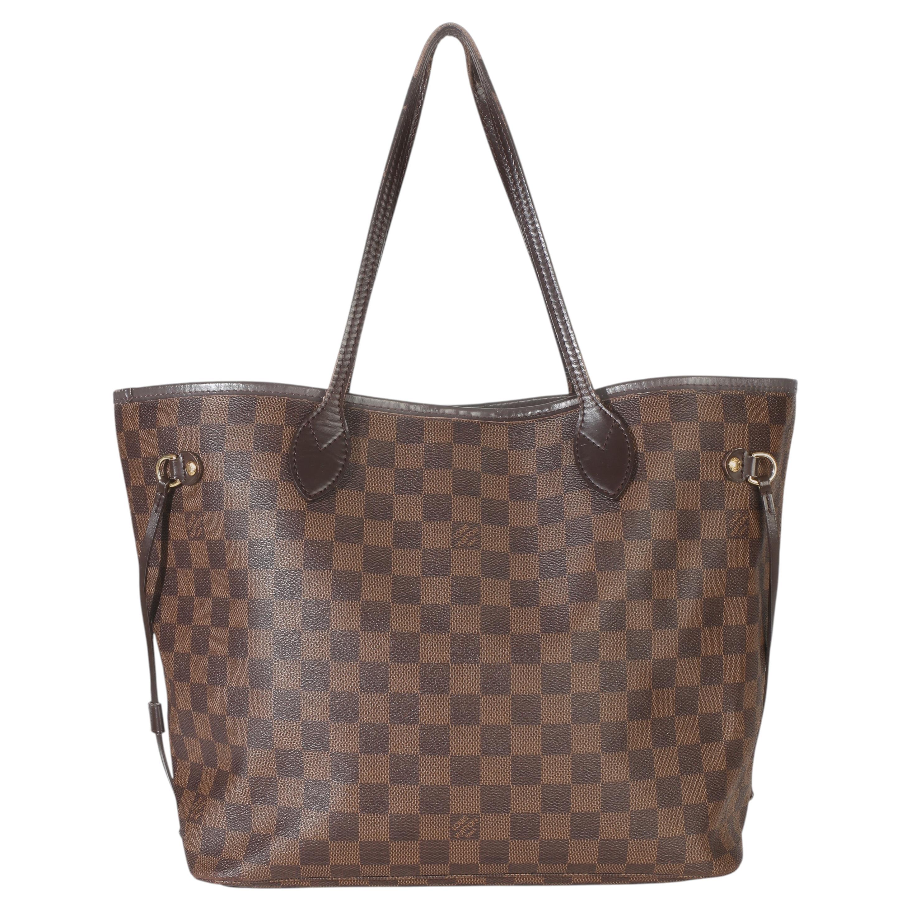 Louis Vuitton Damier Ebene Neverfull MM, Segeltuch Neverfull MM