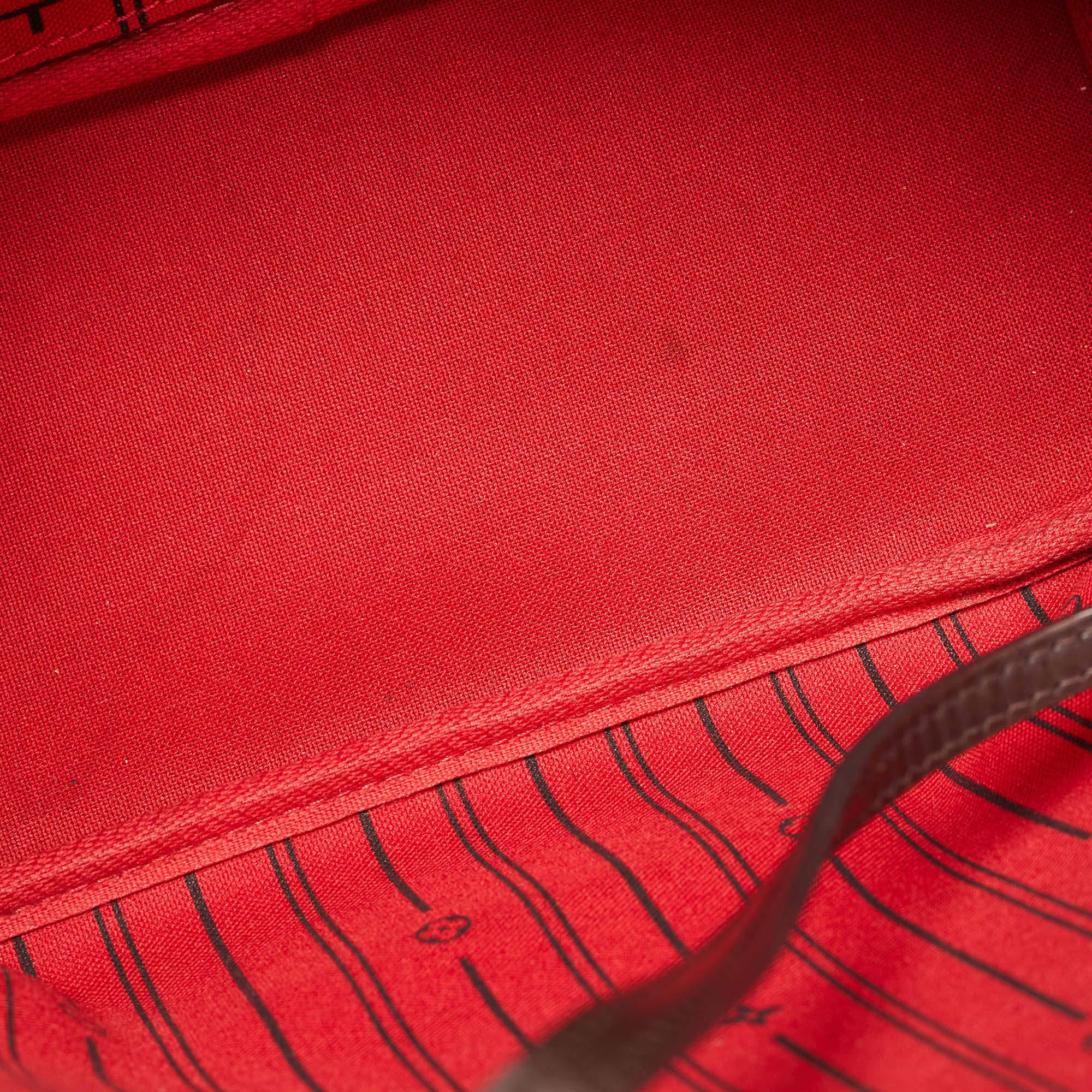 Louis Vuitton Damier Ebene Canvas Neverfull PM Bag 2
