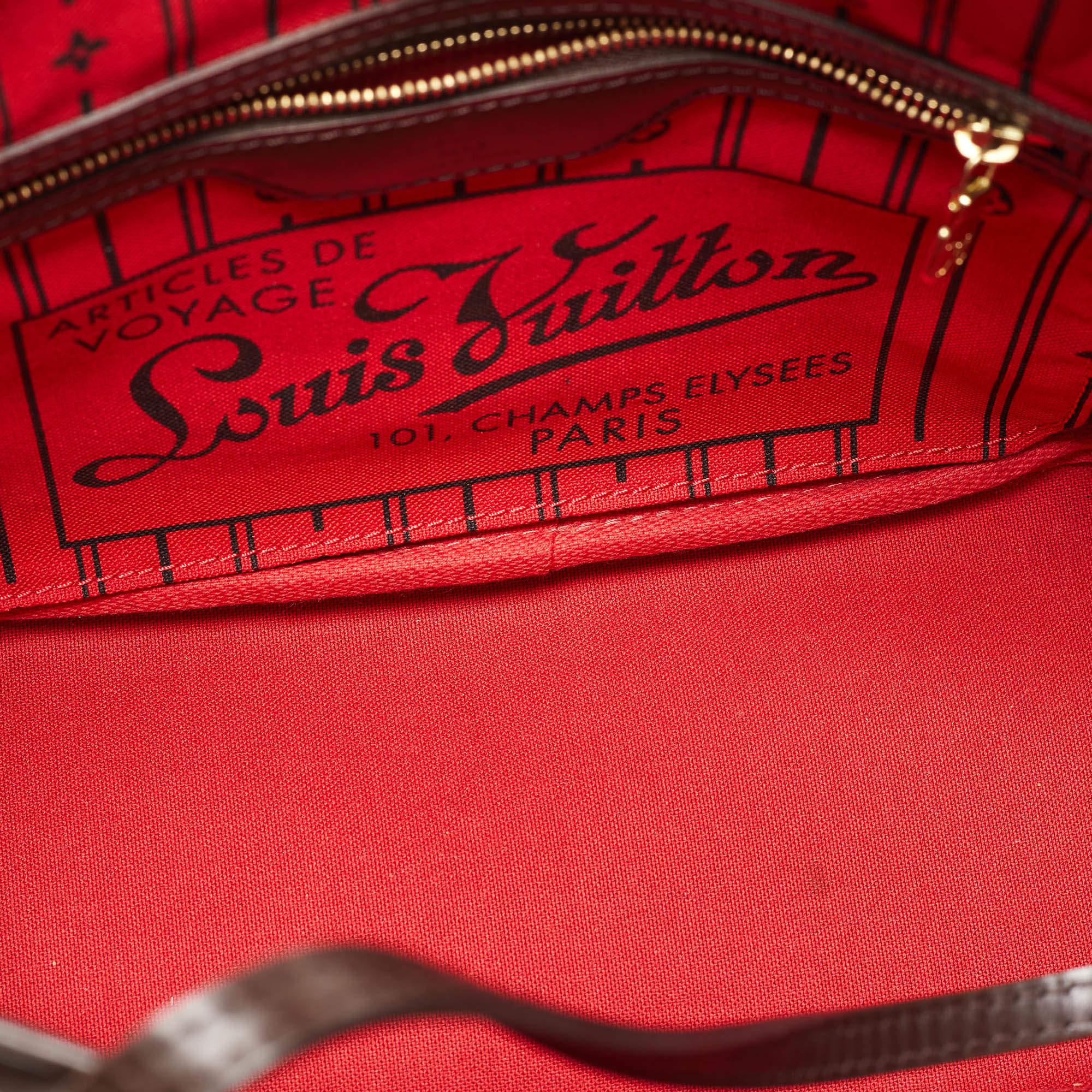 Louis Vuitton Damier Ebene Canvas Neverfull PM Bag 3