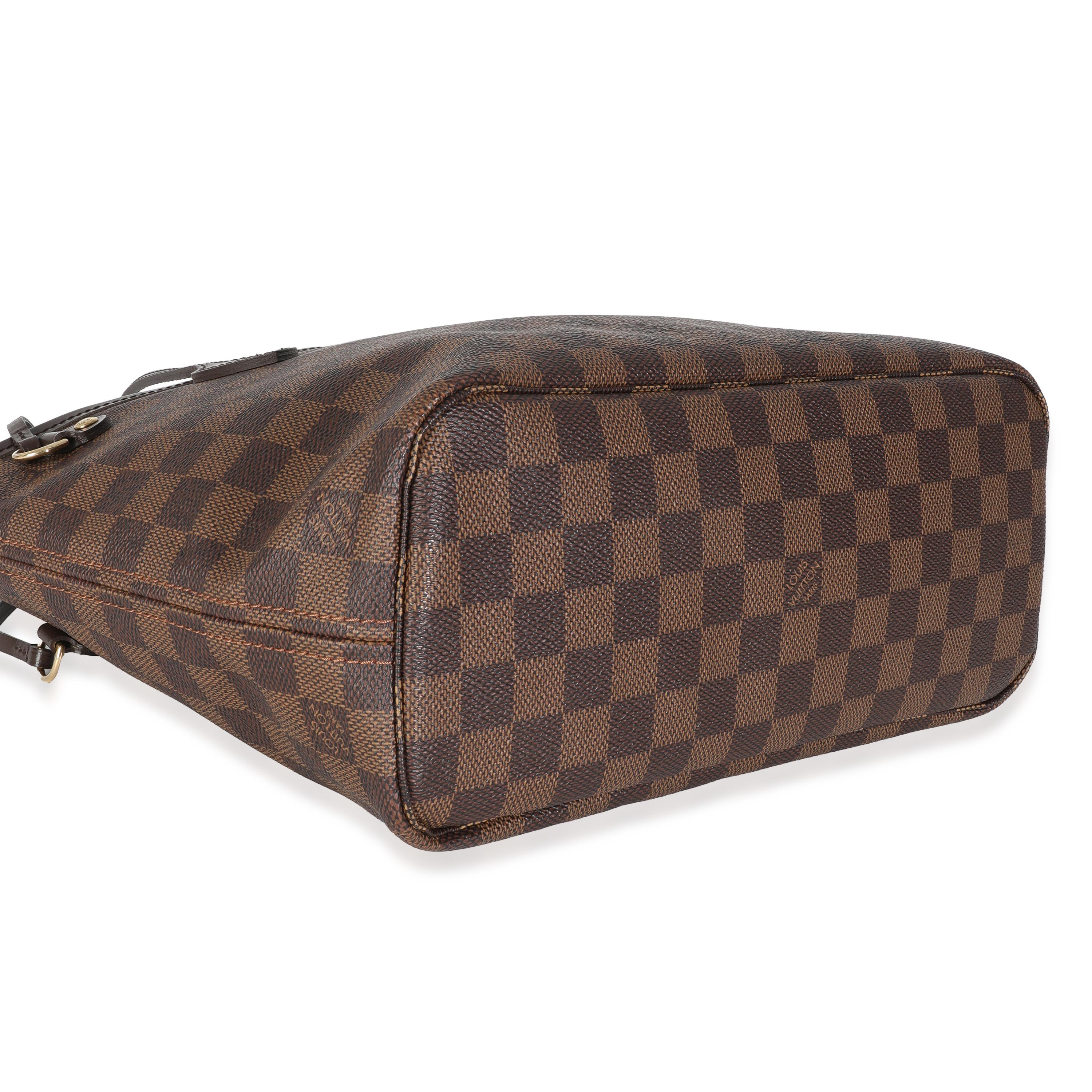 Louis Vuitton Damier Ebene Canvas Neverfull PM For Sale 3