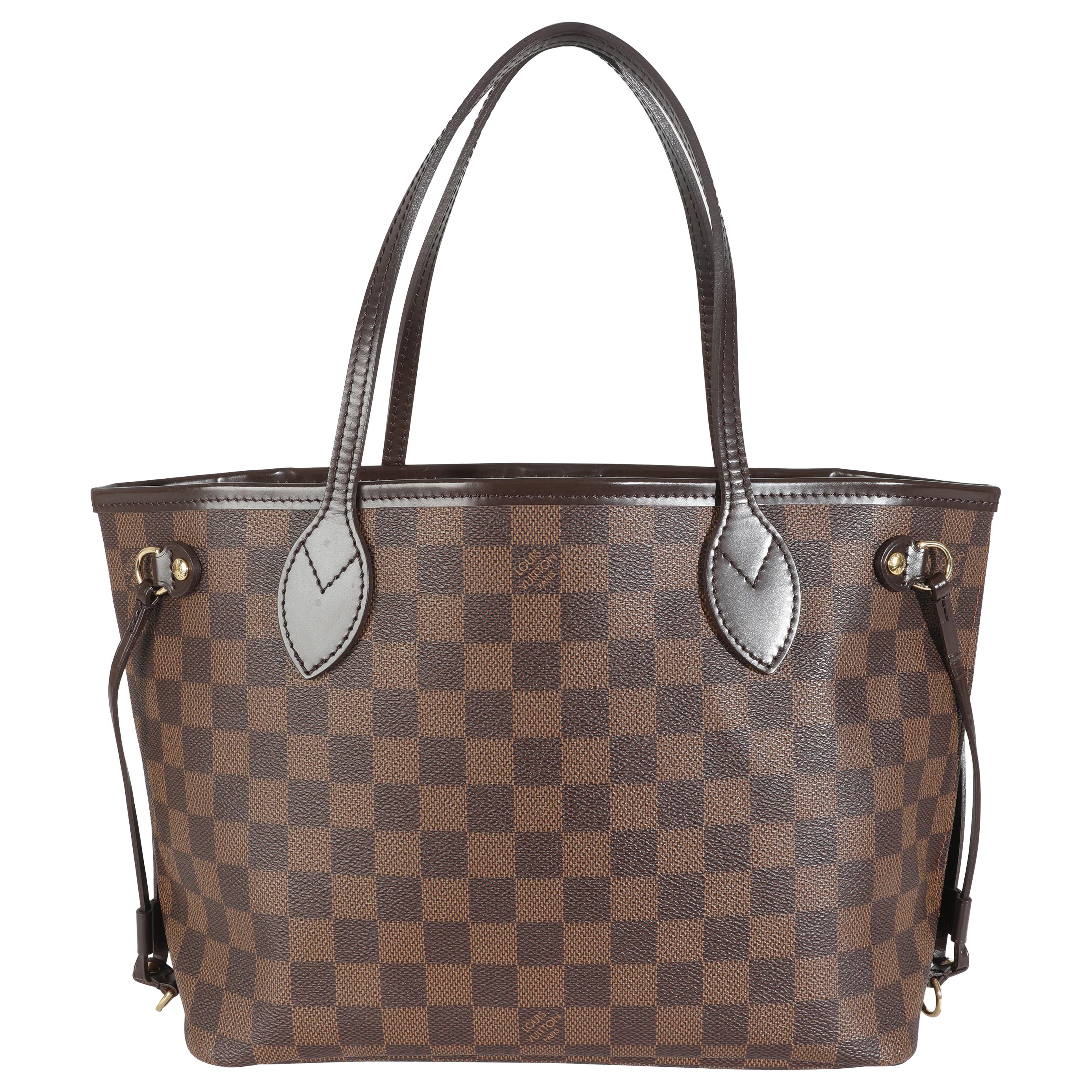 Louis Vuitton Damier Ebene Canvas Neverfull PM en vente