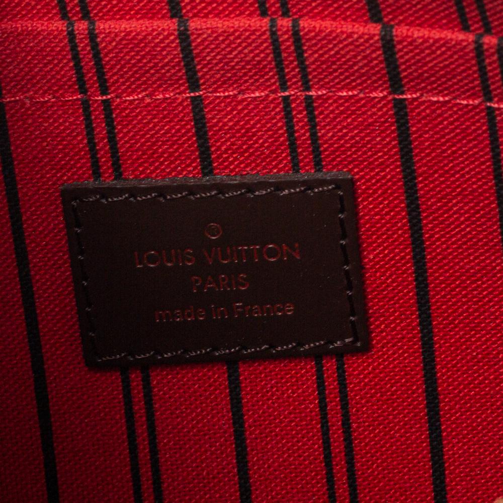 Louis Vuitton Damier Ebene Canvas Neverfull Pochette 1