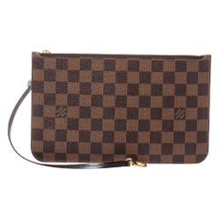 Louis Vuitton Damier Ebene Canvas Neverfull Pochette