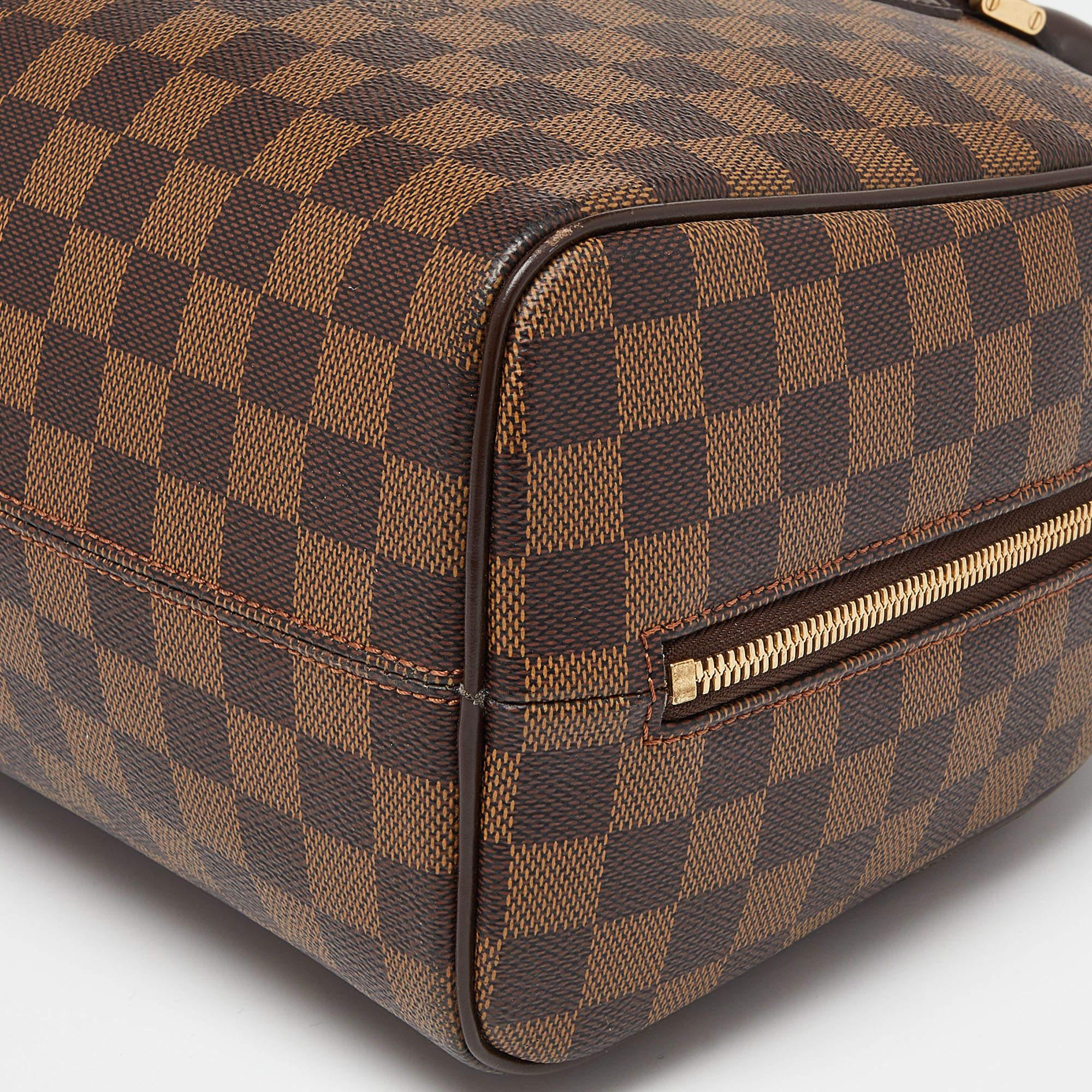 Louis Vuitton Damier Ebene Canvas Nolita Bag In Good Condition For Sale In Dubai, Al Qouz 2