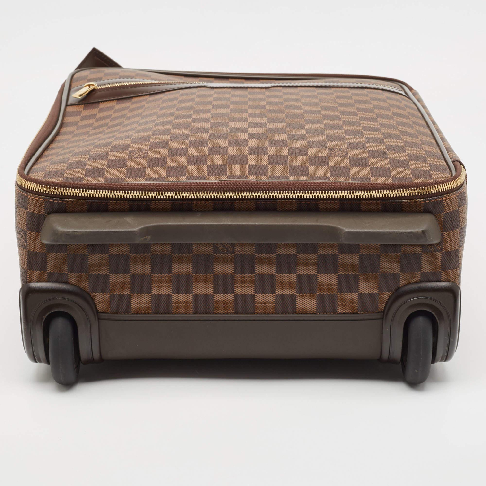 Louis Vuitton Damier Ebene Canvas Pegase 45 Luggage For Sale 7