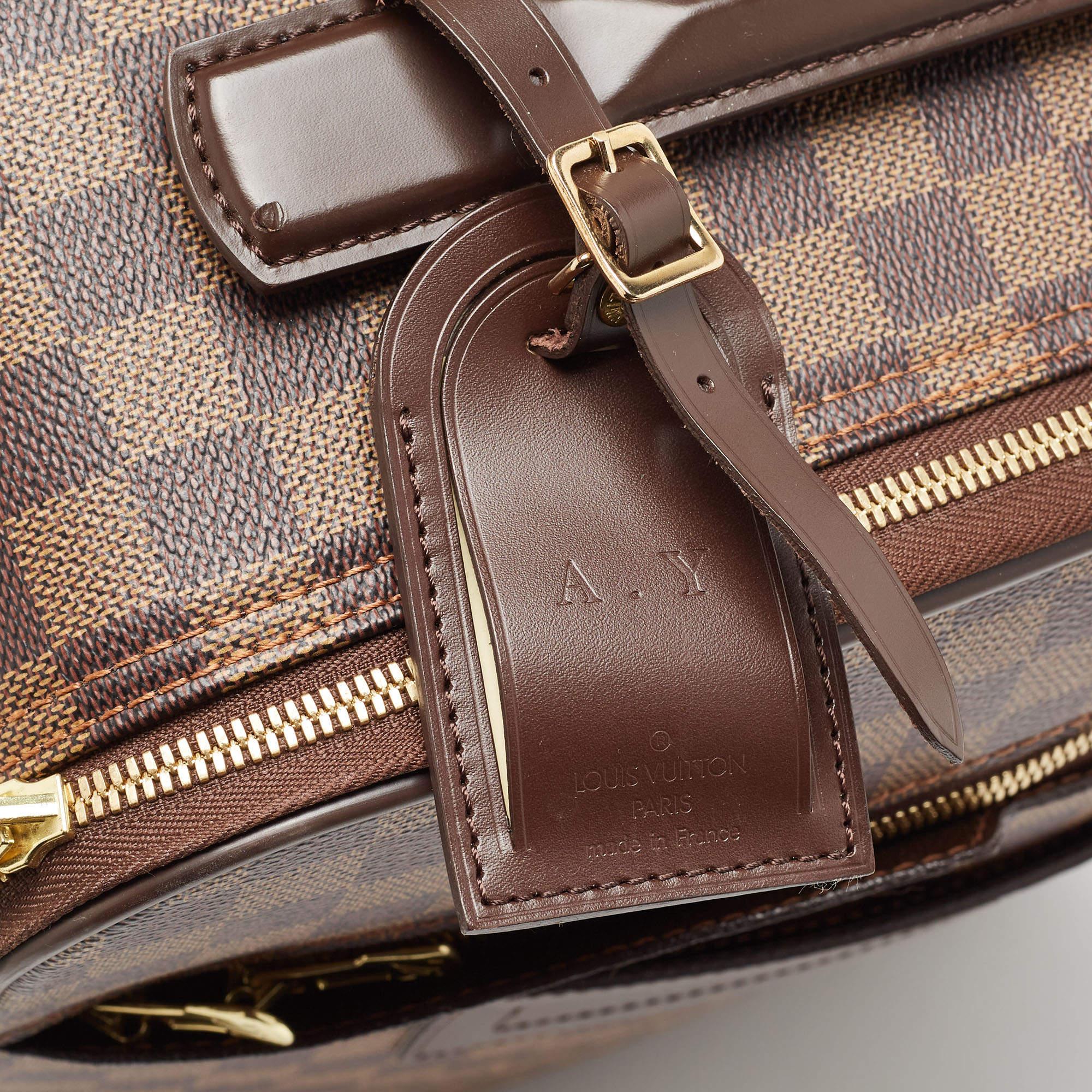 Louis Vuitton bagage Pegase 45 en toile damier ébène en vente 8