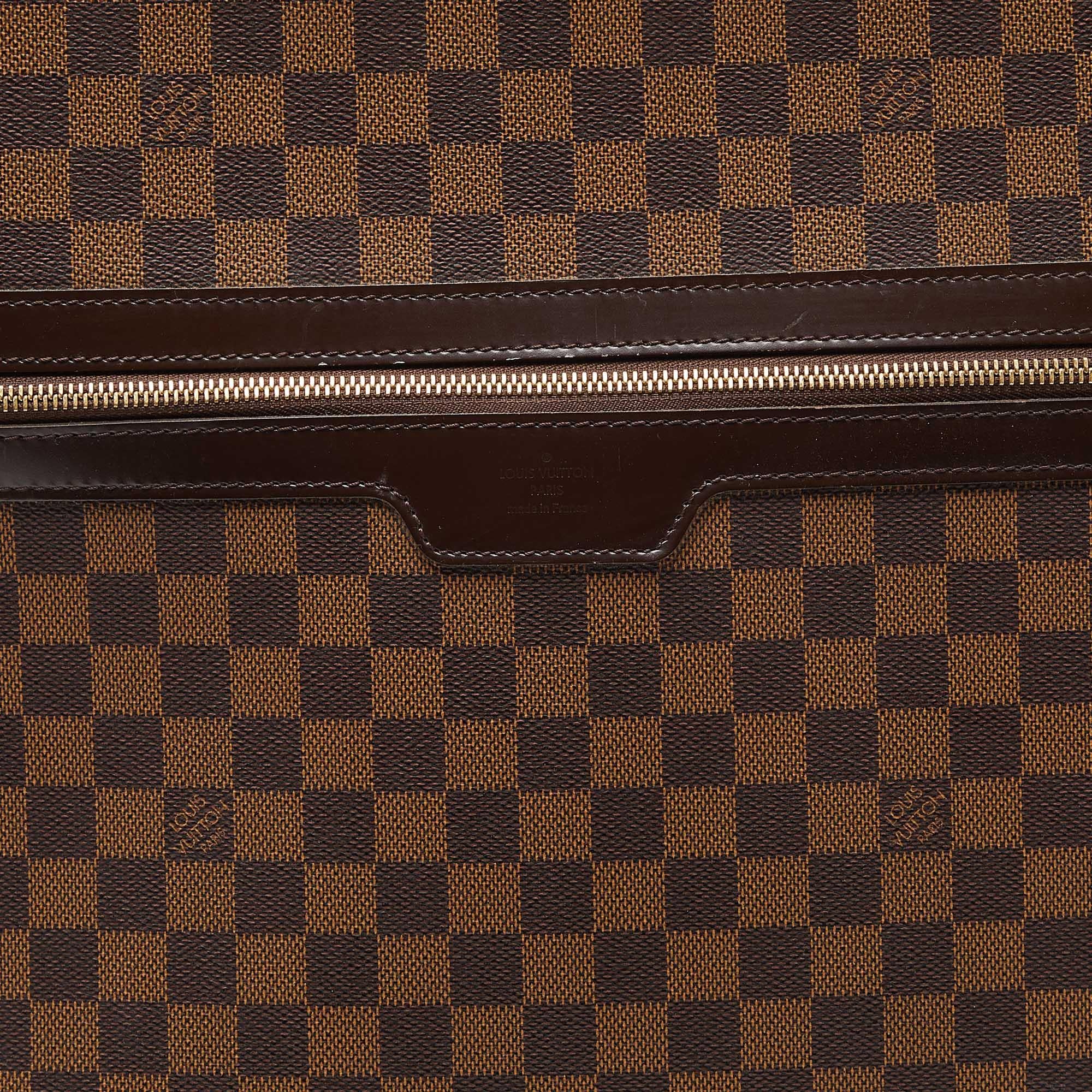 Women's Louis Vuitton Damier Ebene Canvas Pegase 45 Luggage