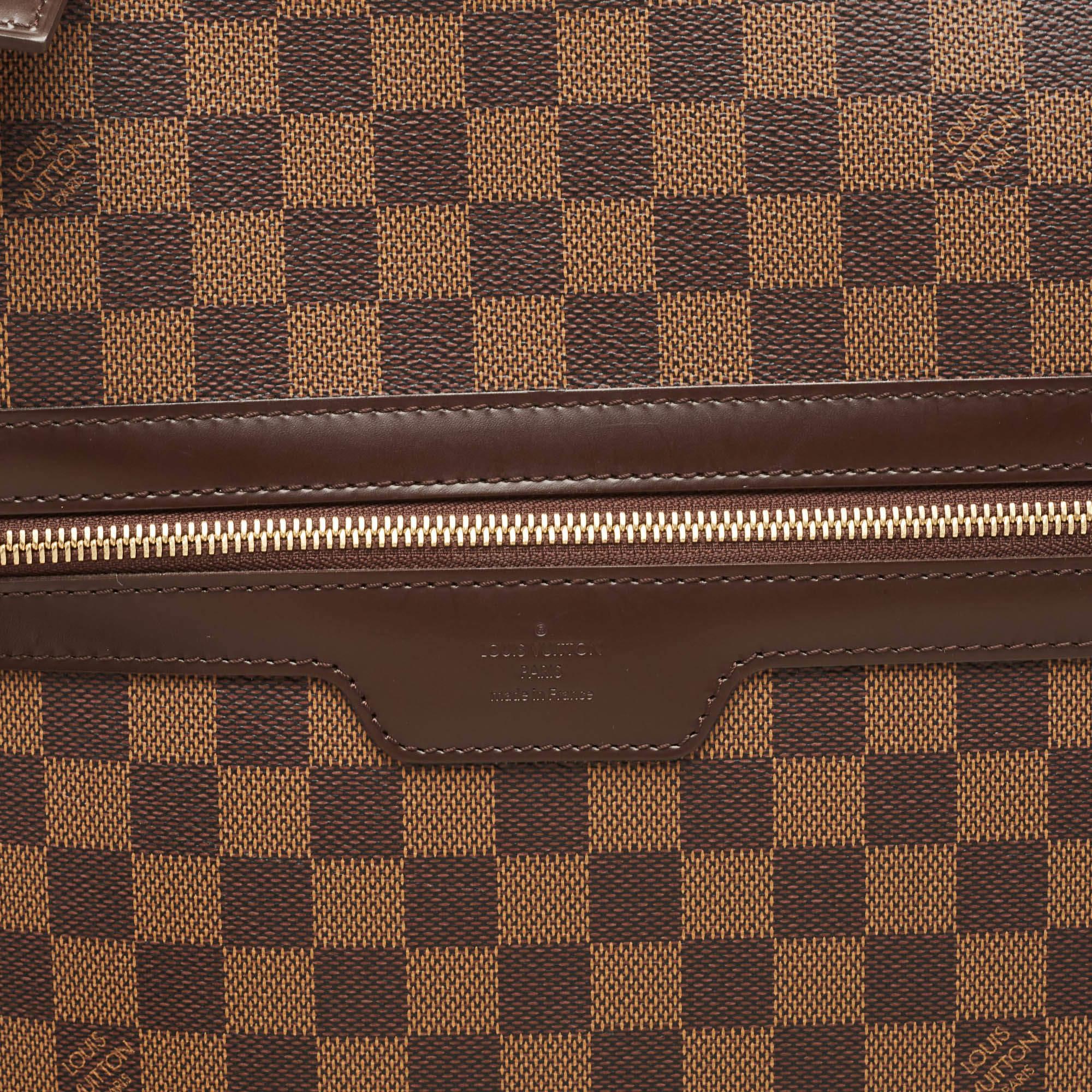 Louis Vuitton Damier Ebene Canvas Pegase 45 Gepäckstücke aus Segeltuch im Angebot 4