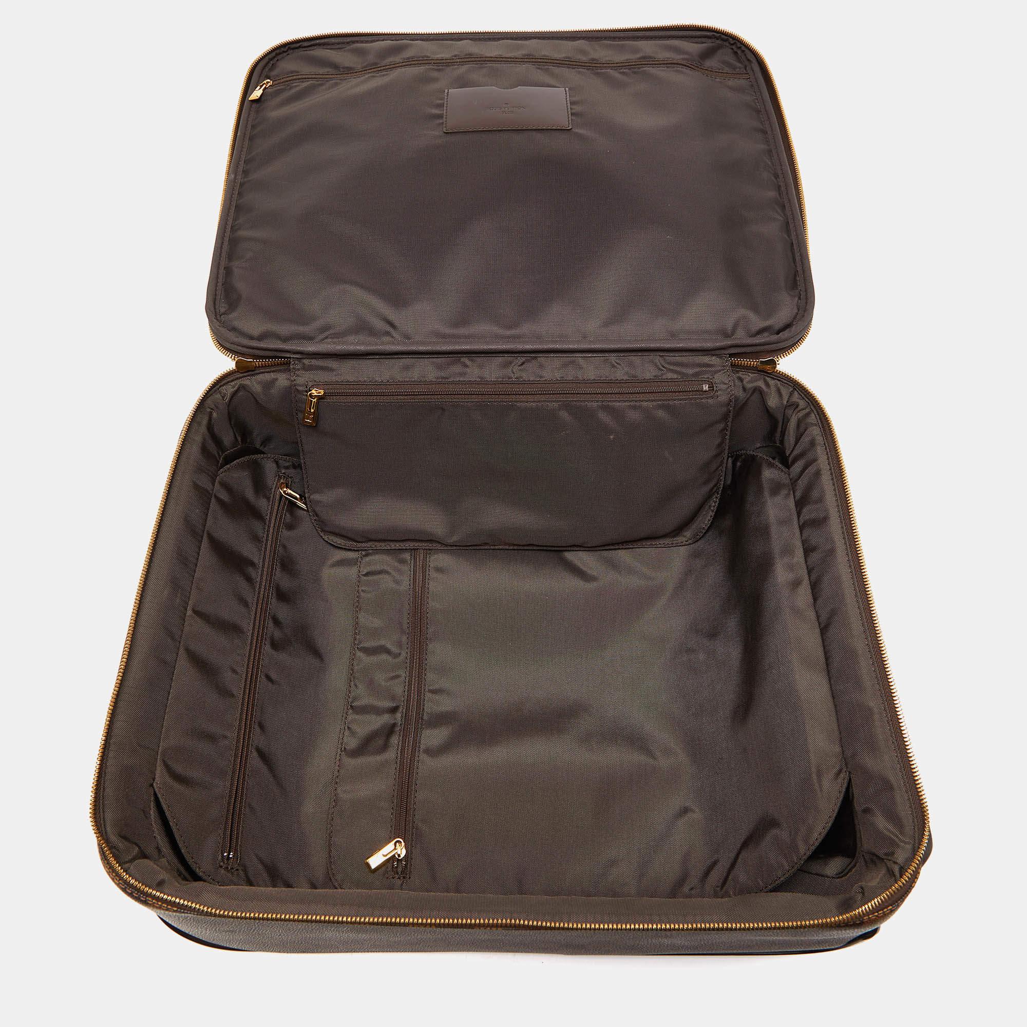 Louis Vuitton Damier Ebene Canvas Pegase 45 Gepäckstücke aus Segeltuch im Angebot 5