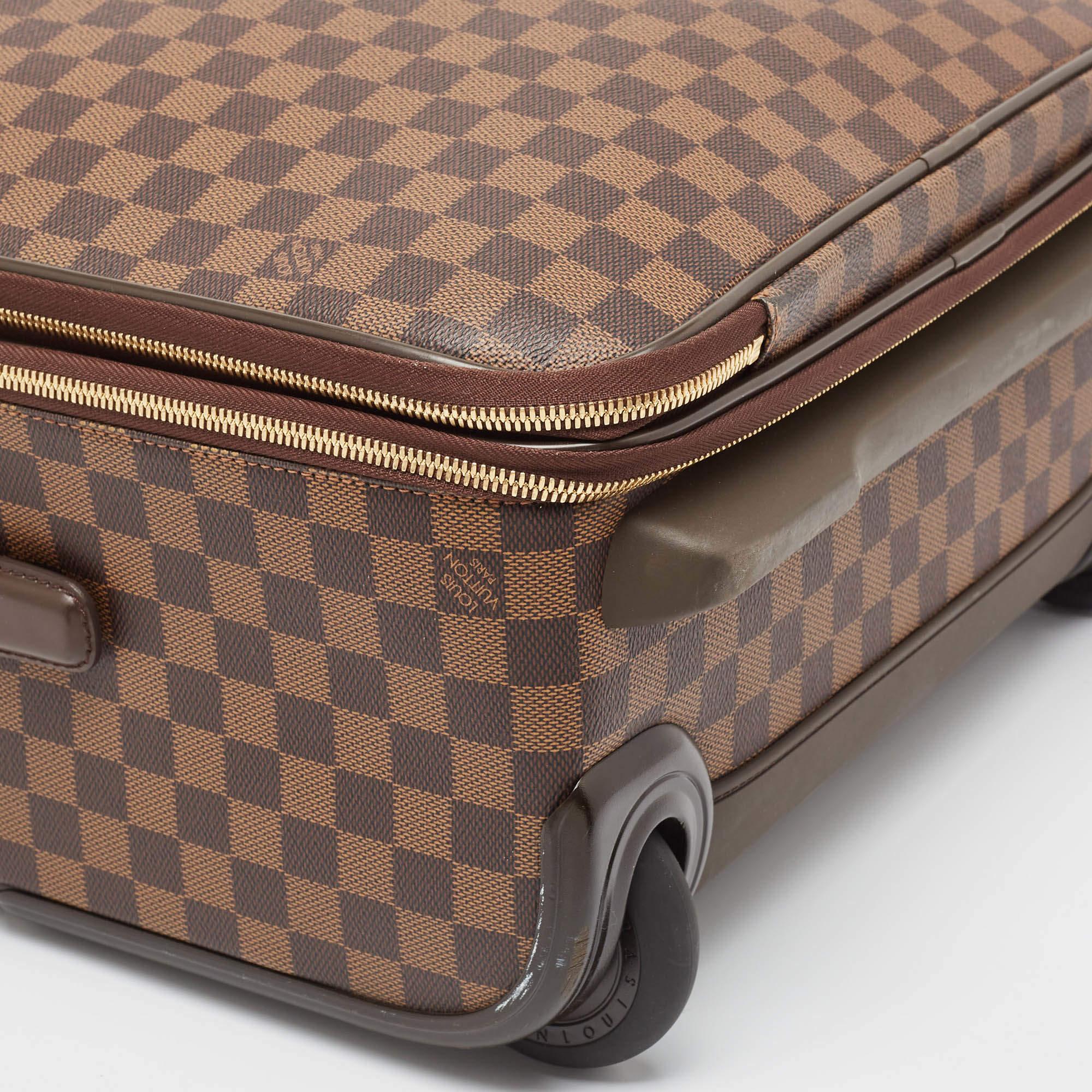 Louis Vuitton Damier Ebene Canvas Pegase 55 Luggage 14